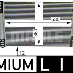 A/C-Kondensator CITROEN C4 II - MAHLE