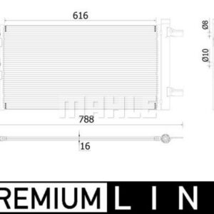 A/C-Kondensator BMW 2 F45 / X1 F49 - MAHLE