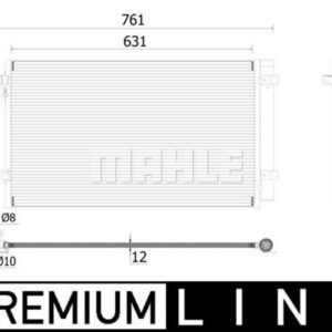 A/C-Kondensator BMW 7 G11/G12 / M550 - MAHLE