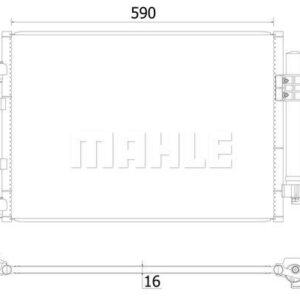 A/C-Kondensator FORD C-MAX / FOCUS - MAHLE