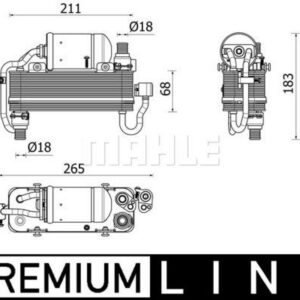 YAG SOGUTUCU RADYATORU PREMIUM LINE BMW G30 F90 G31 G32 G11 G12 - MAHLE