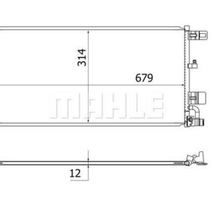 A/C-Kondensator AUDI A4/A5/A6/A7 - MAHLE