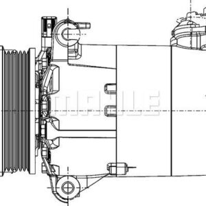 A/C-Kompressor FORD MONDEO/GALAXY/LANDRO - MAHLE