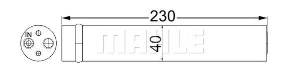 Filter-Trockner und Akkumulator MAZDA 2 / HONDA FR-V - MAHLE