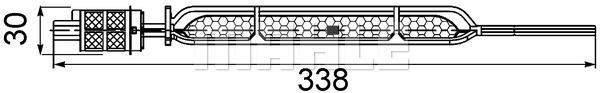 Filter-Trockner und Akkumulator OPEL ASTRA H / ZAFIRA B - MAHLE