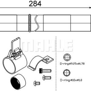 Filter-Trockner und Akkumulator AUDI A4 / A5 2008- - MAHLE