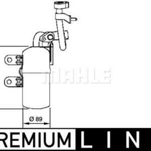 Filter-Trockner und Akkumulator VOLVO S40 II / V50 DIESEL - MAHLE