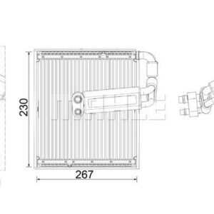 Verdampfer VOLVO XC40 LHD - MAHLE