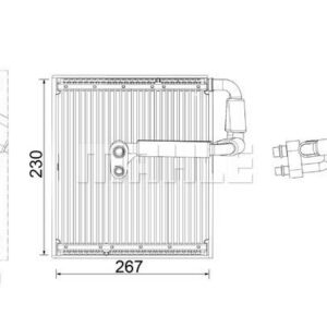 Verdampfer VOLVO XC40 RHD - MAHLE