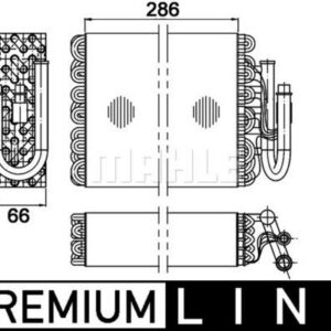 EVAPORATOR BMW E36 93 99 PREMIUM LINE - MAHLE