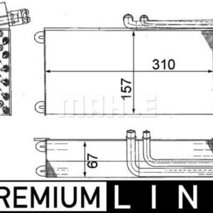 Verdampfer PORSCHE 911 993 - MAHLE