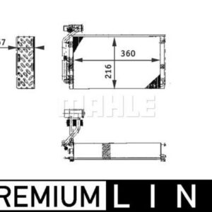 Verdampfer CITROEN EVASION/PEUG/FIAT - MAHLE