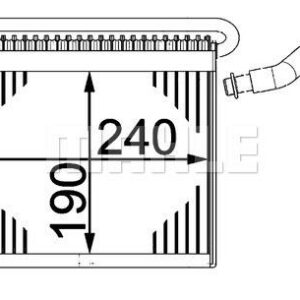 Verdampfer FORD FOCUS / C-MAX - MAHLE