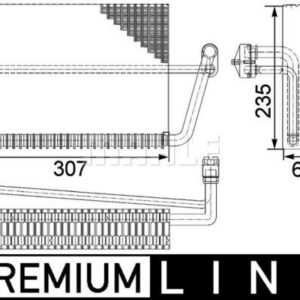 Verdampfer MB S-CL. - MAHLE