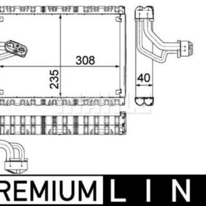 Verdampfer AUDI A4 / A5 RHD - MAHLE