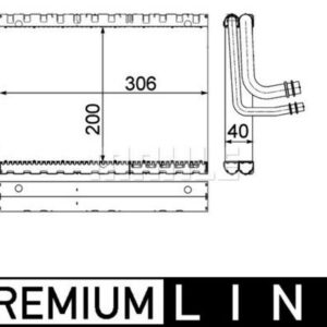 Verdampfer MB E-CL.W212 RHD. w/o TXV - MAHLE