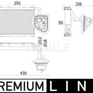 Verdampfer BMW 5 G30 / 7 G11/12 - MAHLE