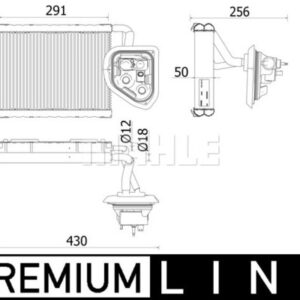 EVAPOTATOR BMW G30 G31 G11 G12 PREMIUM LINE - MAHLE