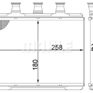 KALORIFER RADYATORU BMW E65 E66 - MAHLE