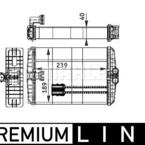 Innenraum-W rmetauscher MB S-CL. W220 - MAHLE