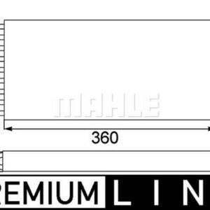 KALORIFER RADYATORU MERCEDES SPRINTER 906 06 . VW CRAFTER 30 35 50 06 - MAHLE