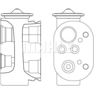 Expansionsventil und Orifice Tube BMW 3 F30 - MAHLE