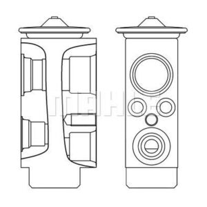 Expansionsventil und Orifice Tube BMW X5 F15 - MAHLE