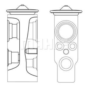 Expansionsventil und Orifice Tube MB W164 - MAHLE