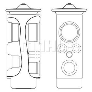 Expansionsventil und Orifice Tube MB S400L HYBIRD - MAHLE