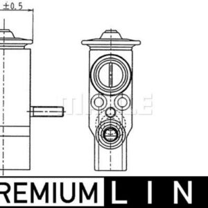 KLIMA VALFI EXPANSION MERCEDES W202 W210 R170 - MAHLE