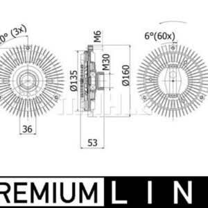 FAN TERMIGI MERCEDES M113 G-CLASS W463 97 - MAHLE