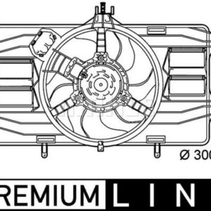 Kühlmittelkühler-/Kondensator-Lüfter FIAT DOBLO 1.2 AC - MAHLE