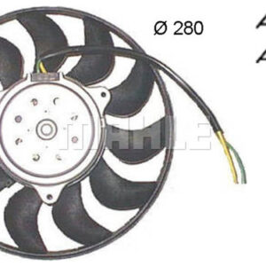 Kühlmittelkühler-/Kondensator-Lüfter AUDI A4 8E2. B6 - MAHLE