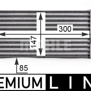 Ladeluftkühler CITROEN 307 / CITROEN C4 - MAHLE