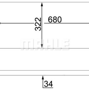 Ladeluftkühler FIAT SCUDO / PSA DIV. - MAHLE