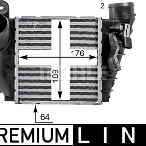 Ladeluftkühler AUDI A3 I 96-03 - MAHLE