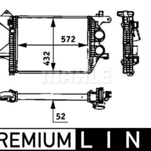 Ladeluftkühler MB T2 - MAHLE