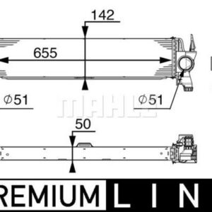 TURBOSARJ RADYATORU MERCEDES VITO W447 14 - MAHLE