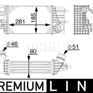 Ladeluftkühler NISSAN JUKE - MAHLE