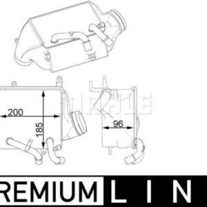 Ladeluftkühler MB S-CL. W221 - MAHLE