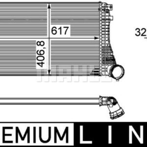 Ladeluftkühler VW PASSAT V - MAHLE