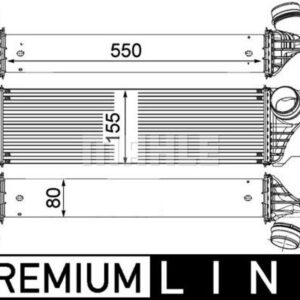 TURBO RADYATORU BMW N54 N55 F10 F11 F01 F07 PREMIUM LINE - MAHLE