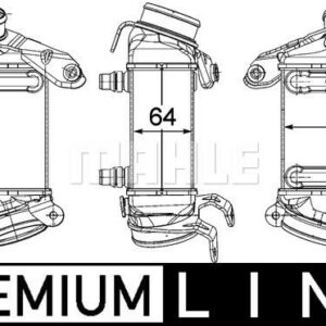 Ladeluftkühler BMW 7 E67 - MAHLE