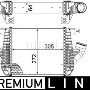 Ladeluftkühler REN. MAXITY/ NIS. CABSTA - MAHLE