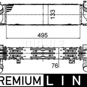 TURBO RADYATORU BMW N47 N13 F20 F30 PREMIUM LINE - MAHLE