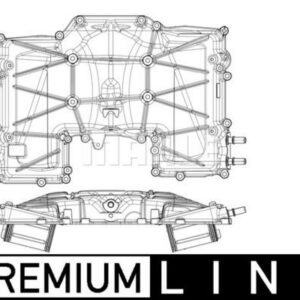 Ladeluftkühler JAGUAR F-TYPE XF 3.0 - MAHLE