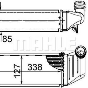 Ladeluftkühler FORD MONDEO II 1.8 TD - MAHLE