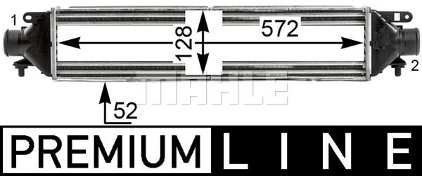 Ladeluftkühler FIAT DOBL 1.6 JTD - MAHLE