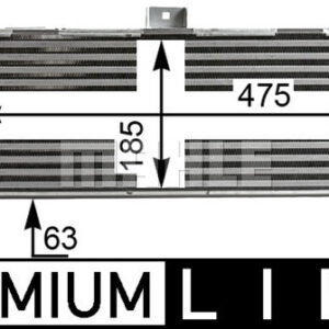 Ladeluftkühler IVECO DAILY - MAHLE