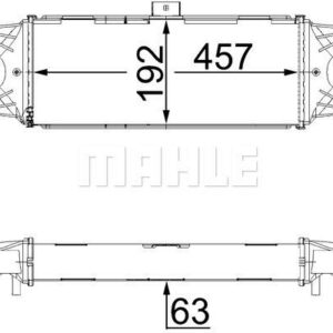 Ladeluftkühler IVECO DAILY - MAHLE